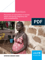 Maternal Nutrition Programming Guidance