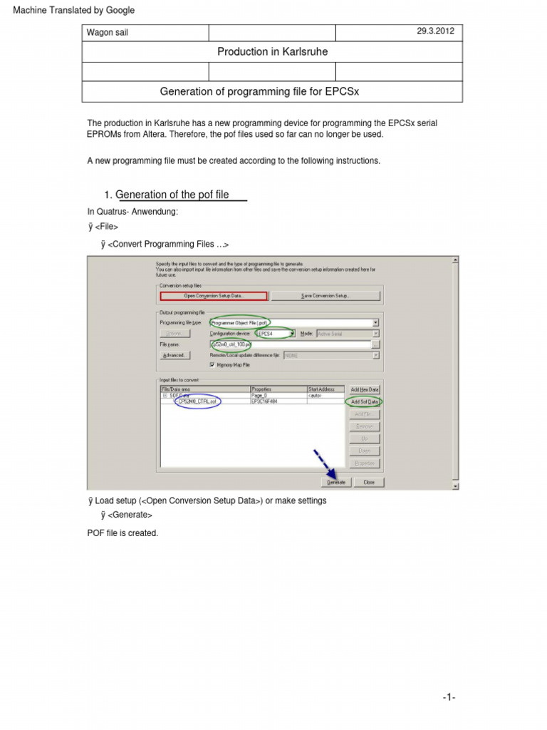 EPCSx Programming File Guide | PDF