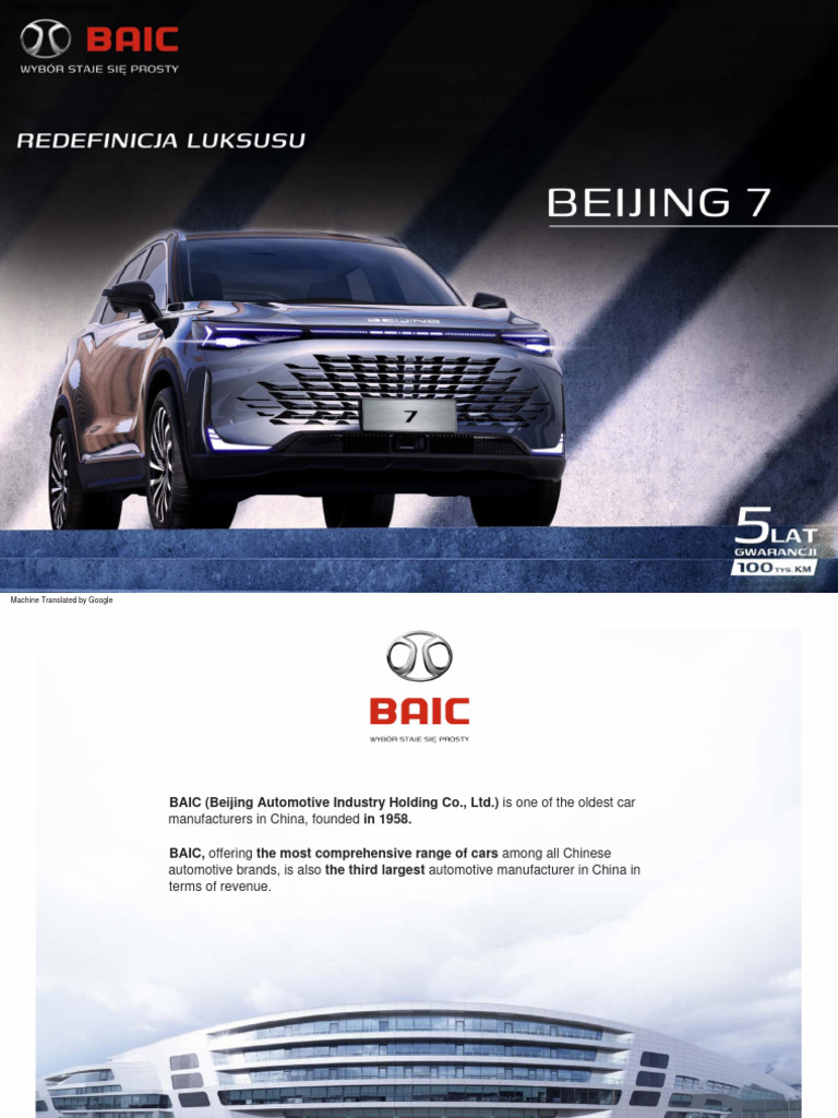 Catalogo BAIC X75 | PDF | Vehicle Technology | Motor Vehicle
