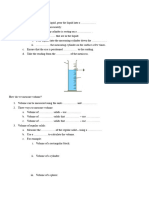 1.1 Physical Quantities - Volume