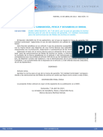 Consejería de Ganadería, Pesca Y Desarrollo Rural: Boletínoficialdecantabria