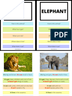 Animalsdescriptiongame 1