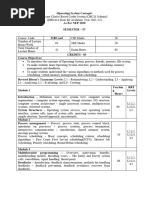 Operating System Concepts - 21BCA43 NEW