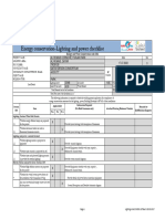 Lighting and Power Checklist