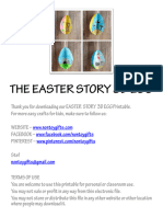 The Easter Story 3D Egg With Template