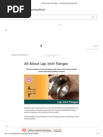 All About Lap Joint Flanges - The Piping Engineering World