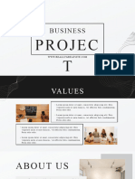 Grey Minimalist Business Project Presentation