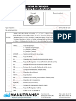 Catalogue Pompe Hydraulique