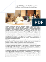 Lancement Officiel Du Projet WURI - Niger