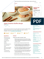 Apple Cinnamon Muffins (Super Tasty Diet Plan) Recipe - Weight Loss Resources