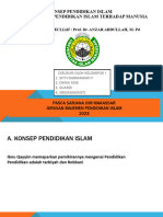 Konsep Pendidikan Islam