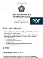 Karakteristik Instrumentasi