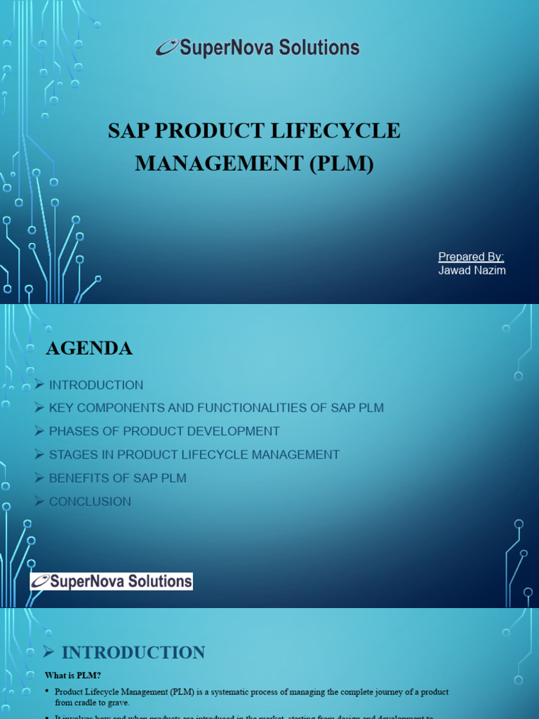 SAP PLM: Managing Product Lifecycles | PDF | Product Lifecycle ...