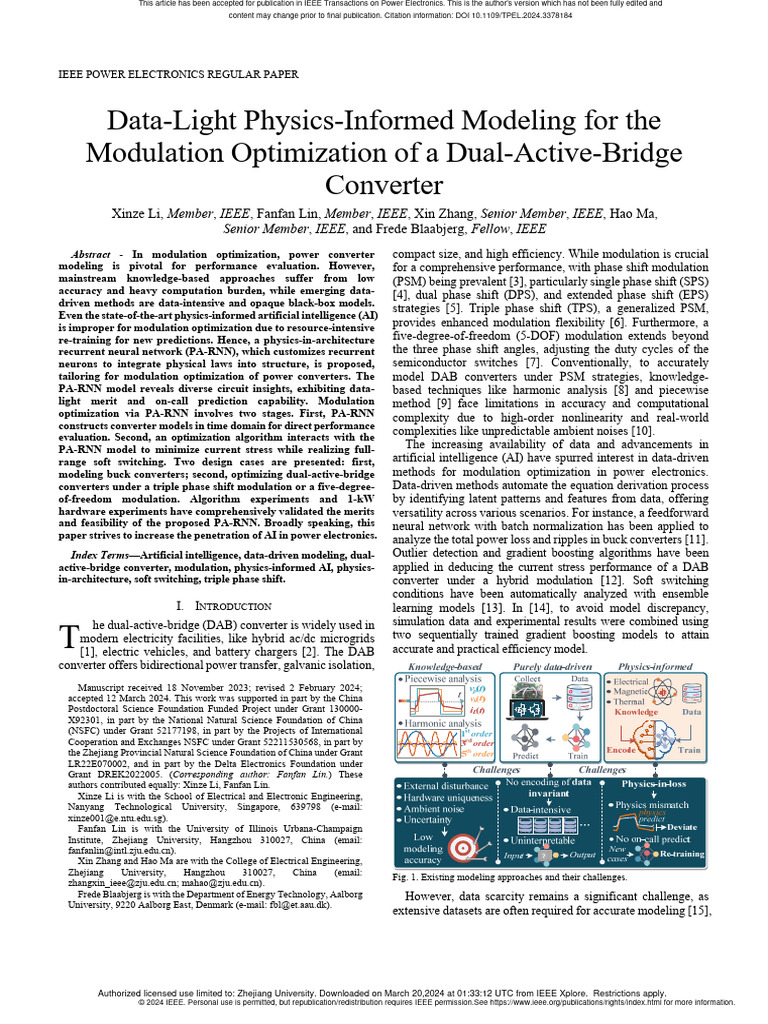 Data-Light Physics-Informed Modeling For The Modulation Optimization of ...