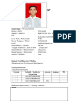 Form CV Nur Alim