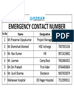 Emergency Contact Number