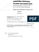 Mate - Info.Ro.5393 CONCURSUL DE MATEMATICA SPERANTE OLIMPICE - CLASA A VIII-A