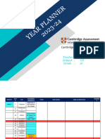 GR 10 CAIE-YEAR PLANNER-TEMPLATE - 2023-24
