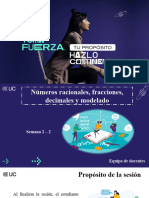 Semana 2 - Sesión 2 - Operaciones Con Fracciones y Decimales