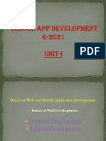 App Development Unit 1