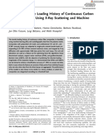 Classifying Tensile Loading History of Continuous Carbon Fiber Composites Using X-Ray Scattering and Machine Learning