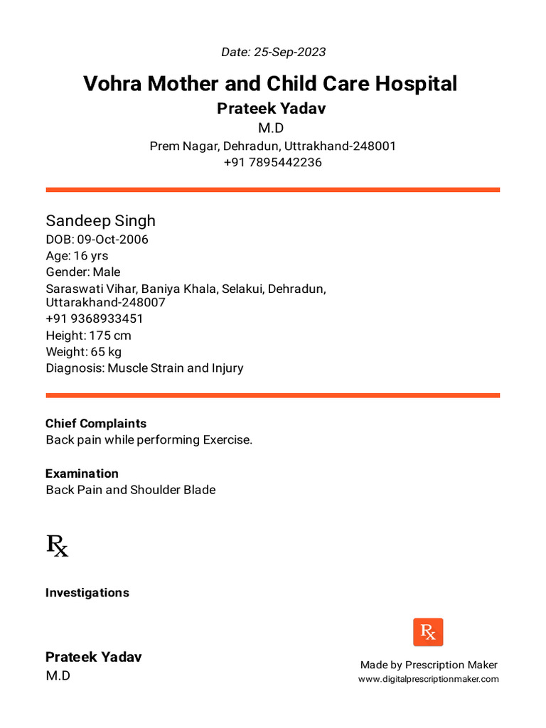 Prescription | PDF