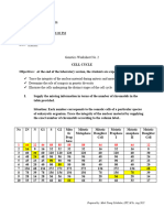 CYTOGENETICS Worksheet 2