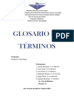 Glosario de Términos