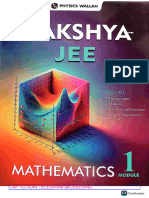 LAKSHYA 2025 Math Module 01 Complete
