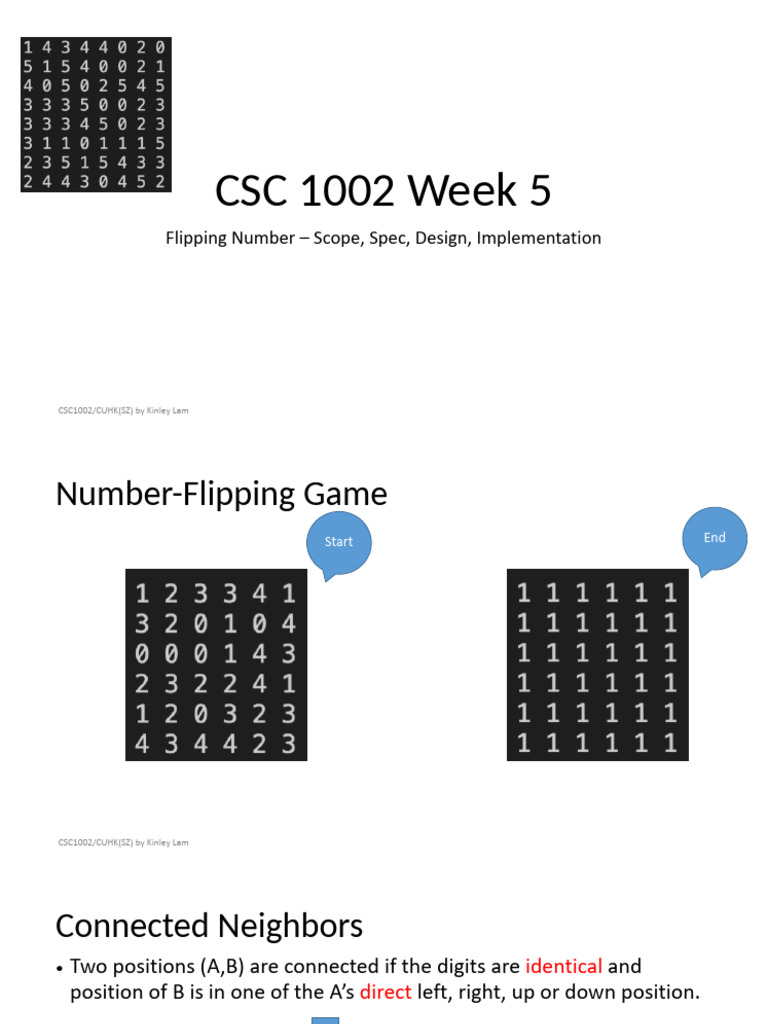 Number-Flipping Game Design & Implementation | PDF | Applied ...