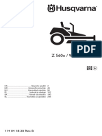 Traktor Kosilica Z 560x HUSO2018 - EUcsEUhrEUhuEUplEUskEUsl - Z560x - 114042250rB