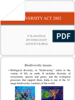 Bioiversity Act 2002