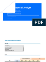 109 - Three Stage Dividend Discount Model