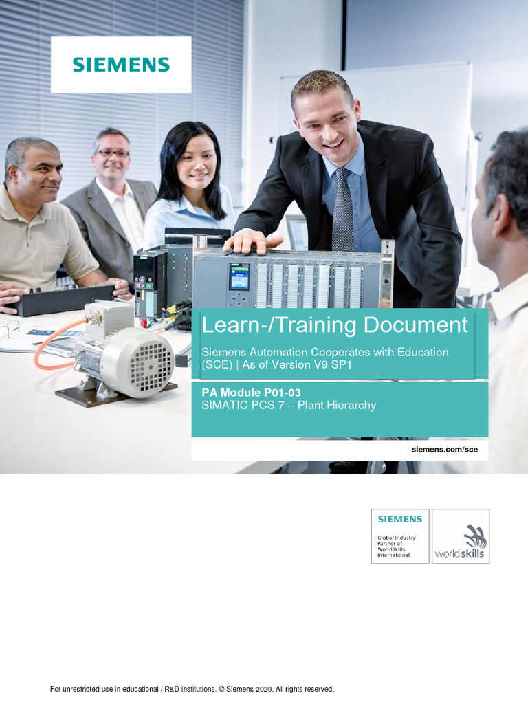 Siemens PCS 7 Plant Hierarchy Training | PDF | Hierarchy | System