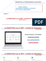 Modulo 6 La Didattica Con Le APP G Suite For Education Parte Prima Slide PDF