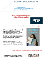 Modulo 4 Valorizzazione Dellerrore Nella Didattica Digitale Slide PDF