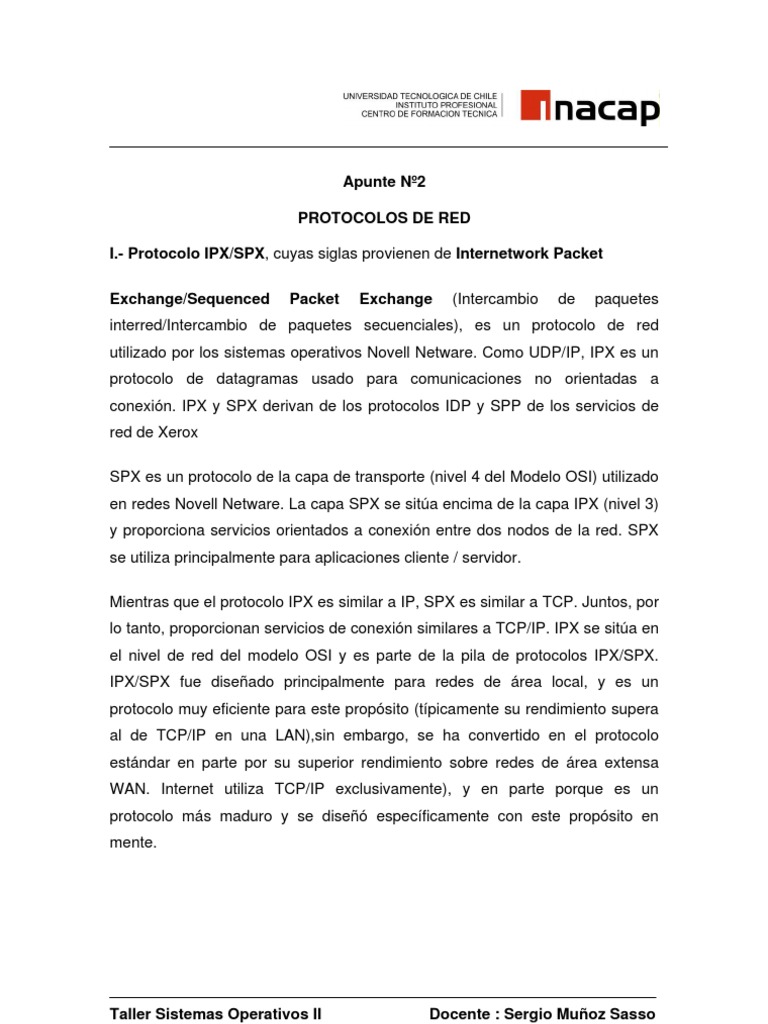 Protocolos de Red | PDF | Protocolos de internet | Red privada virtual