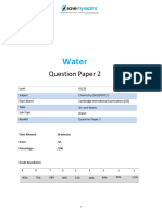 111 Water Topic Booklet 2 CIE IGCSE Chemistry