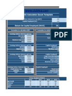 ROCE Excel Template