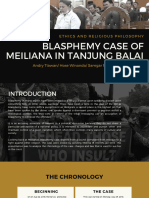 Blasphemy Case of Meiliana in Tanjung Balai
