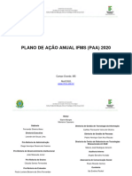 Plano de Acao Anual 2020