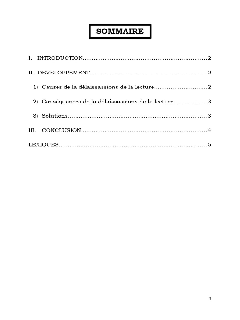 Délaissement de la lecture chez les jeunes | PDF | Psychologie du ...
