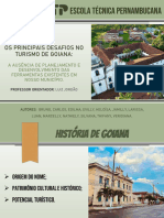 Os Principais Desafios No Turismo de Goiana