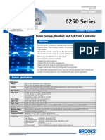 0250 Series Secondary Electronics Data Sheet