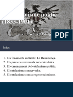 Unitat 4. Els Orígens Del Catalanisme Polític (1833-1931)