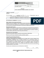 Anexo 25 - Modelo de Declaración Jurada Gral Del Postor