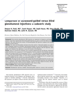 Patel DN 2012. Comparison US guided vs blind glenohumeral injections cadaver