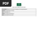 Analytical Techniques Final OSA