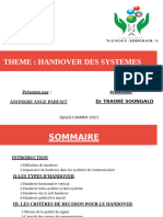 HANDOVER DES SYSTEMES