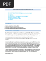 Unit 1 Introduction To Busines English